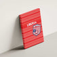 Liberia Football Canvas Wall Art African Tribal Pattern - Red Jersey - African Pride