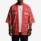 Custom Liberia Football Kimono Women Red Jersey