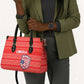 Liberia Football Leather Bag Women Red Jersey