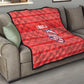 Liberia Football Quilt African Tribal Pattern - Red Jersey - African Pride