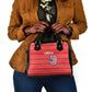 Liberia Football Shoulder Handbag African Tribal Pattern - Red Jersey - African Pride
