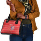 Liberia Football Shoulder Handbag African Tribal Pattern - Red Jersey - African Pride