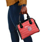 Liberia Football Shoulder Handbag African Tribal Pattern - Red Jersey - African Pride
