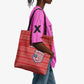 Liberia Football Tote Bag Women Red Jersey