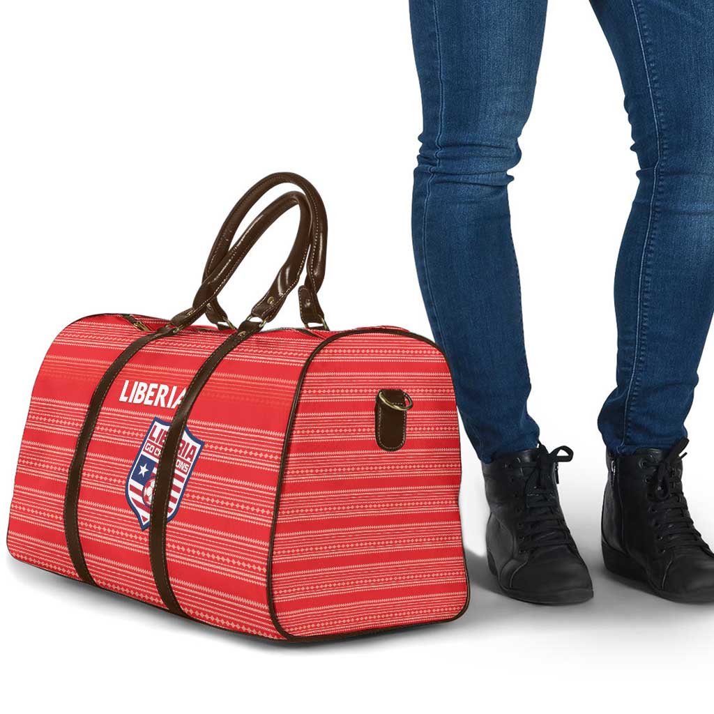 Liberia Football Travel Bag Women Red Jersey