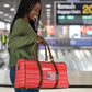 Liberia Football Travel Bag Women Red Jersey