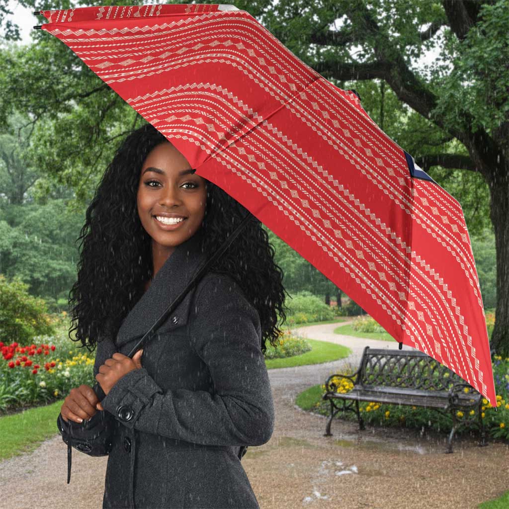 Liberia Football Umbrella Women Red Jersey