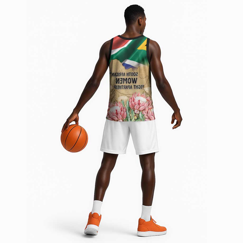 South African Women Fight Apartheir Basketball Jersey Wathint Abafazi Wathint Imbokodo - African Pride