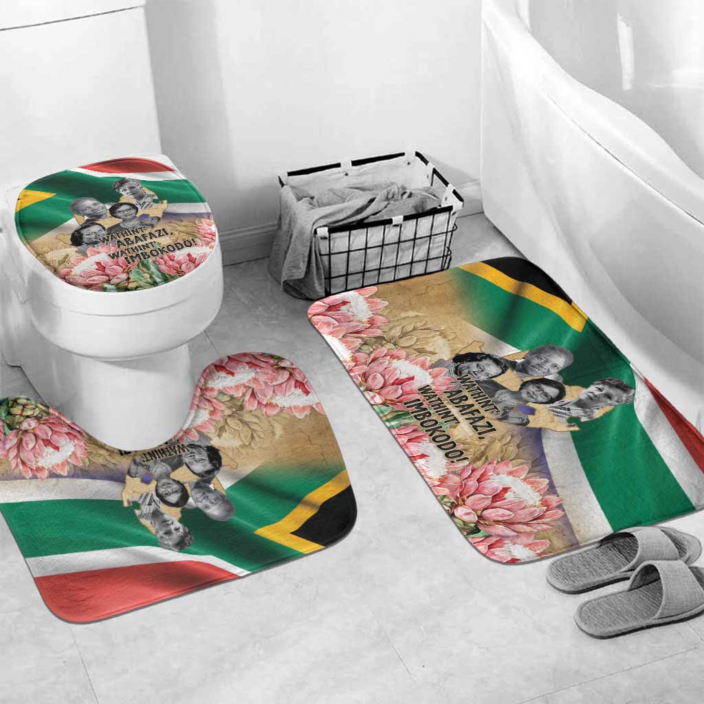 South African Women Mobilisation Bathroom Set Wathint Abafazi Wathint Imbokodo