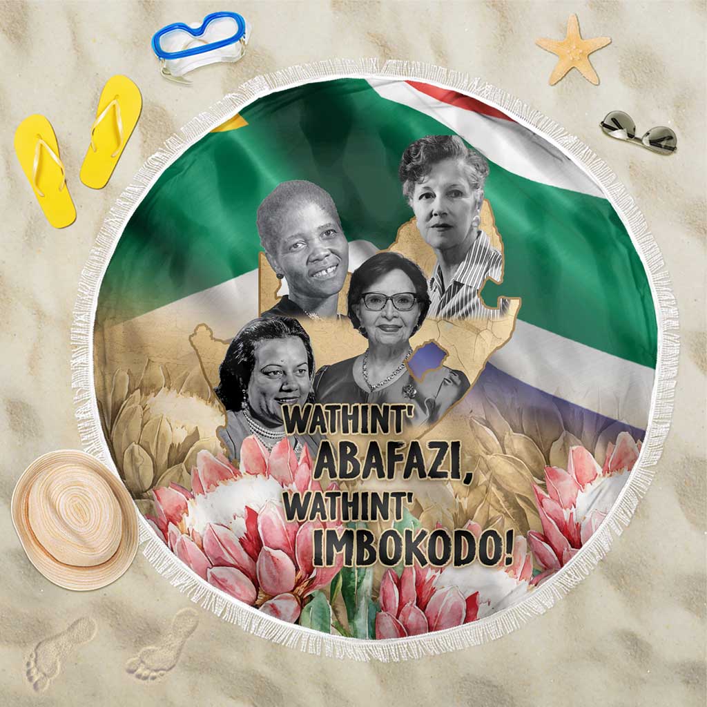 South African Women Fight Apartheir Beach Blanket Wathint Abafazi Wathint Imbokodo - African Pride