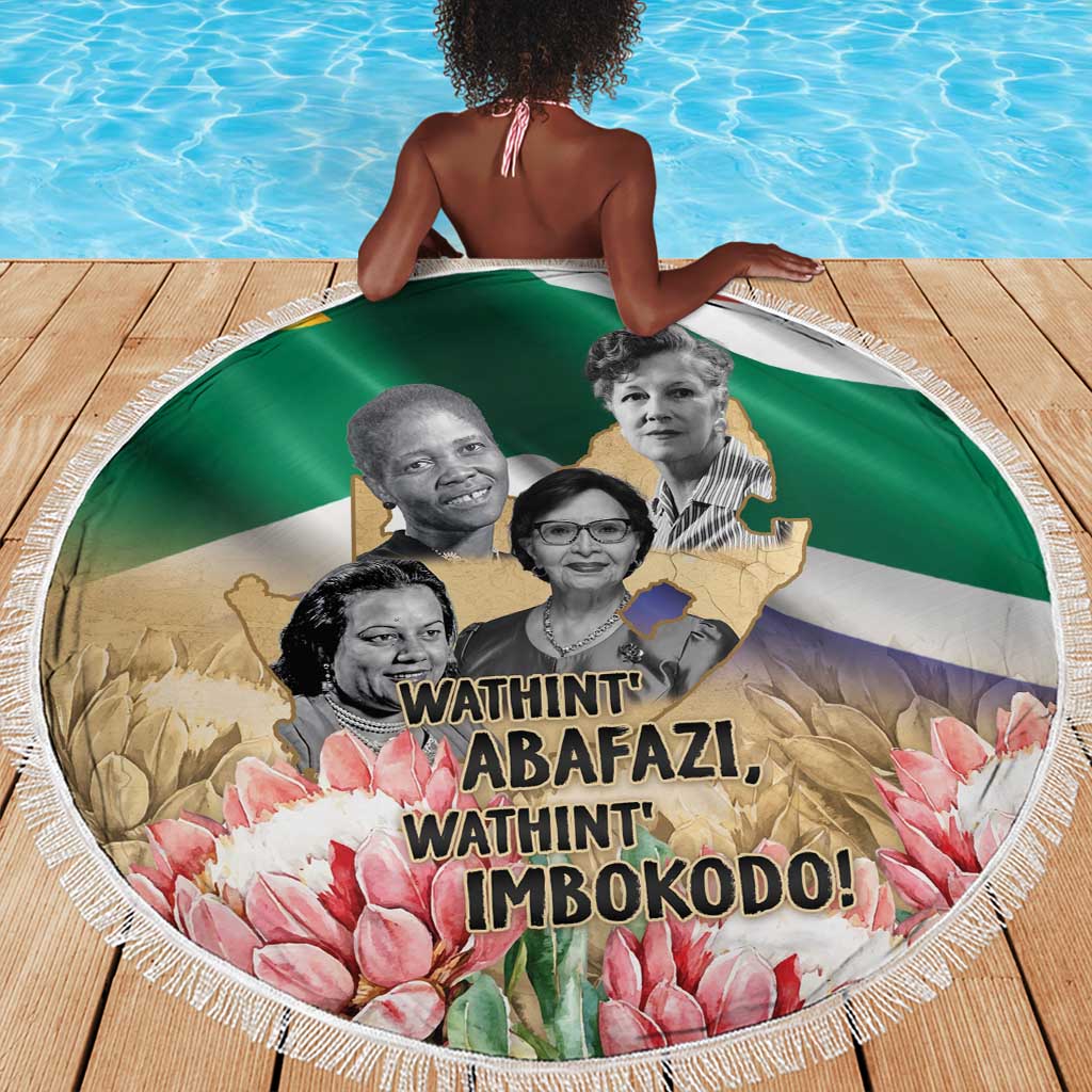 South African Women Fight Apartheir Beach Blanket Wathint Abafazi Wathint Imbokodo - African Pride