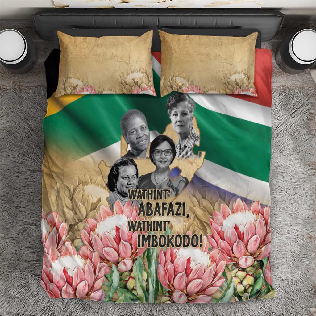 South African Women Fight Apartheir Bedding Set Wathint Abafazi Wathint Imbokodo - African Pride