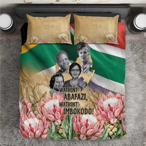 South African Women Fight Apartheir Bedding Set Wathint Abafazi Wathint Imbokodo - African Pride
