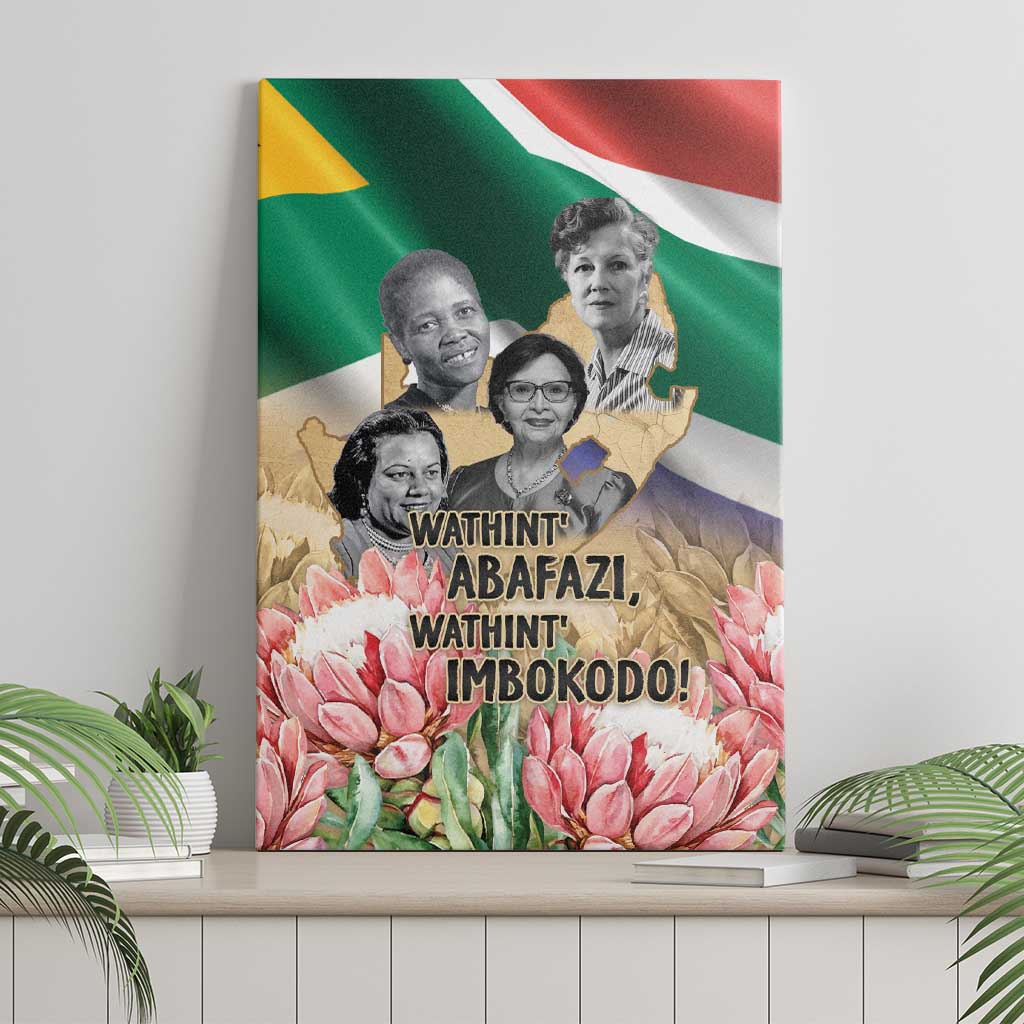 South African Women Fight Apartheir Canvas Wall Art Wathint Abafazi Wathint Imbokodo - African Pride