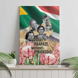 South African Women Fight Apartheir Canvas Wall Art Wathint Abafazi Wathint Imbokodo - African Pride