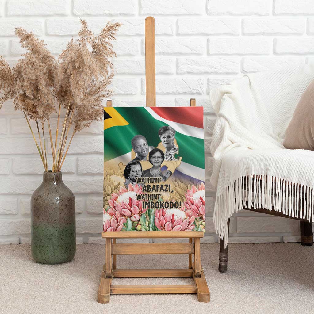 South African Women Fight Apartheir Canvas Wall Art Wathint Abafazi Wathint Imbokodo - African Pride