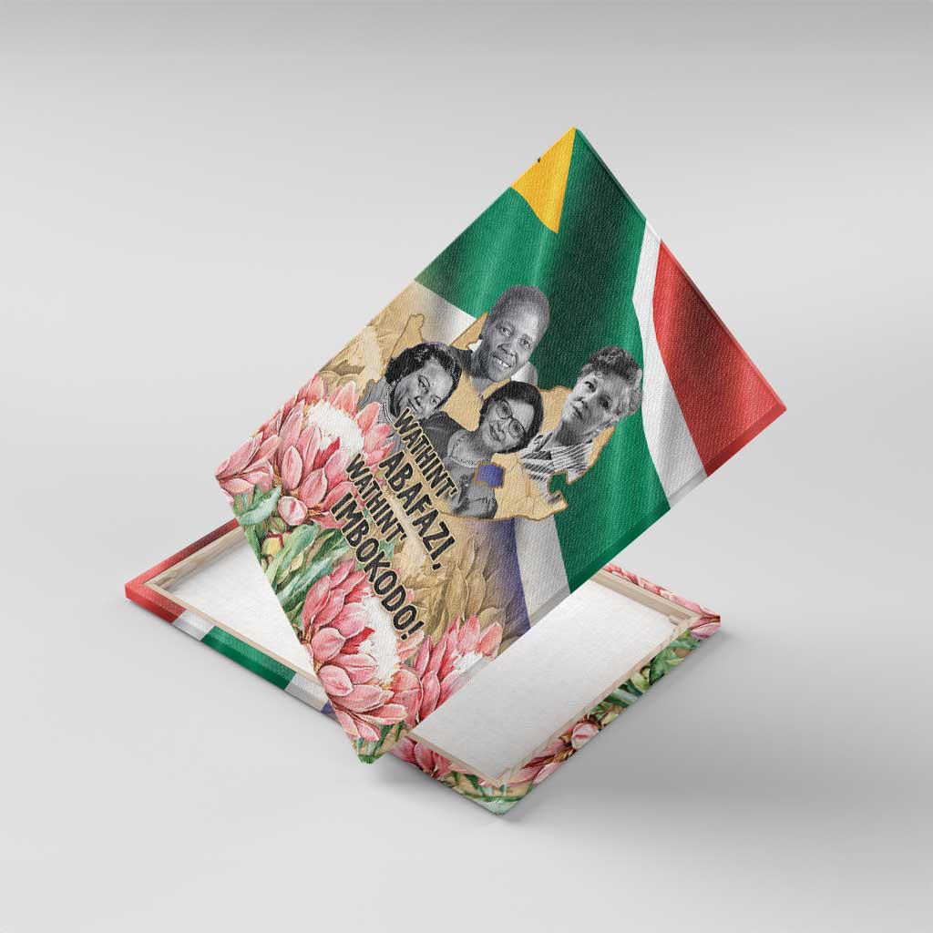South African Women Fight Apartheir Canvas Wall Art Wathint Abafazi Wathint Imbokodo - African Pride