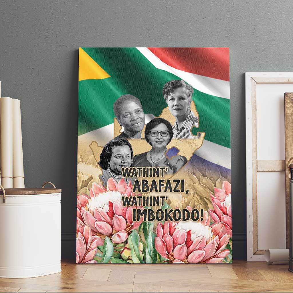 South African Women Fight Apartheir Canvas Wall Art Wathint Abafazi Wathint Imbokodo - African Pride