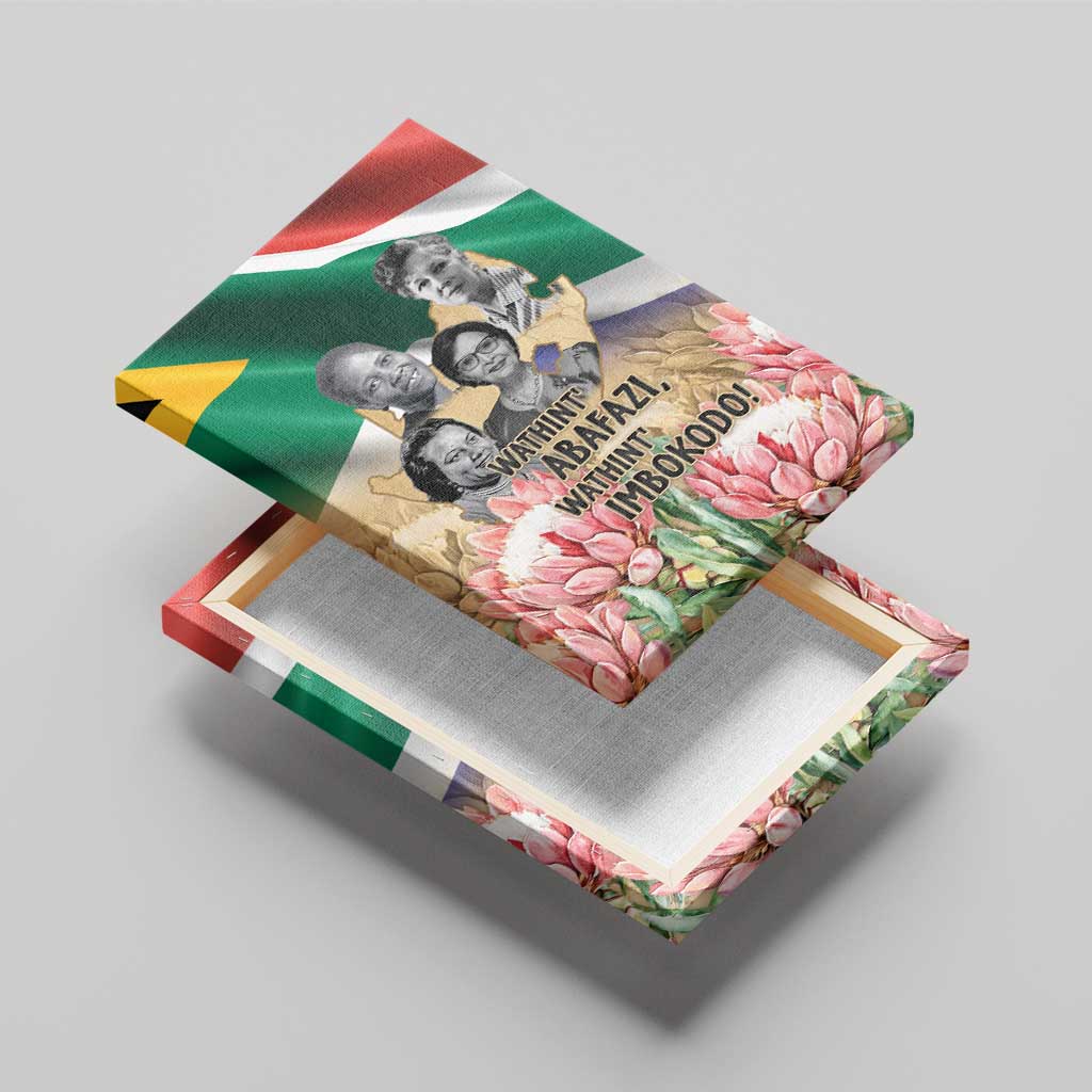 South African Women Fight Apartheir Canvas Wall Art Wathint Abafazi Wathint Imbokodo - African Pride