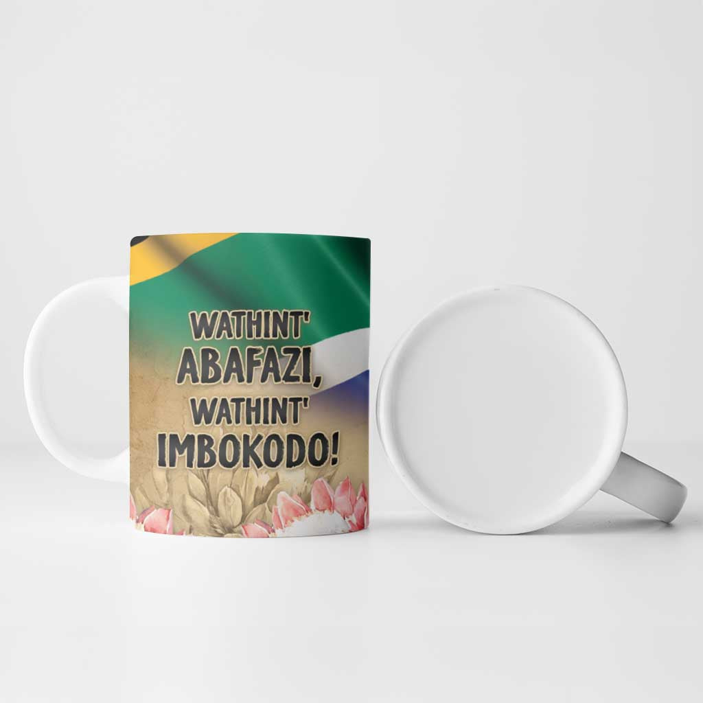 South African Women Mobilisation Ceramic Mug Wathint Abafazi Wathint Imbokodo