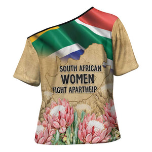 South African Women Mobilisation Cross Shoulder Shirt Wathint Abafazi Wathint Imbokodo