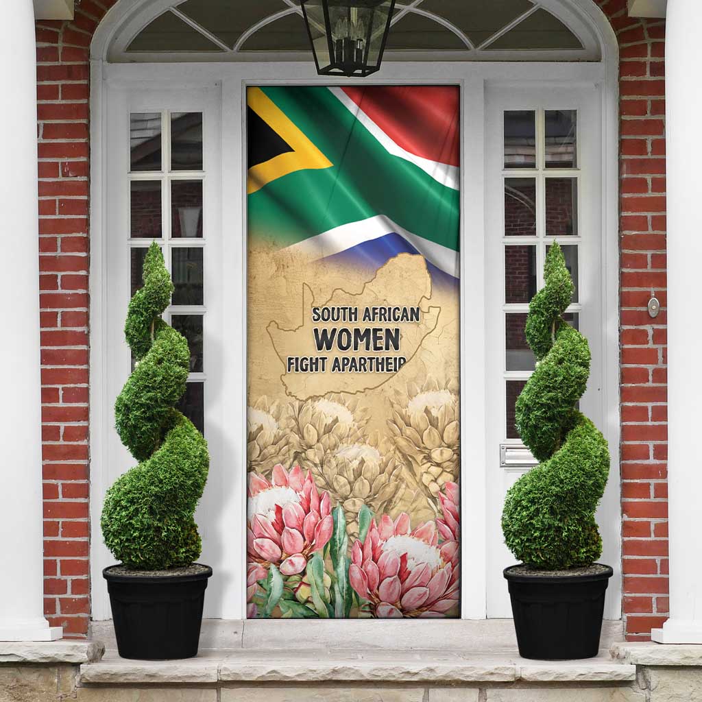 South African Women Mobilisation Door Cover Wathint Abafazi Wathint Imbokodo