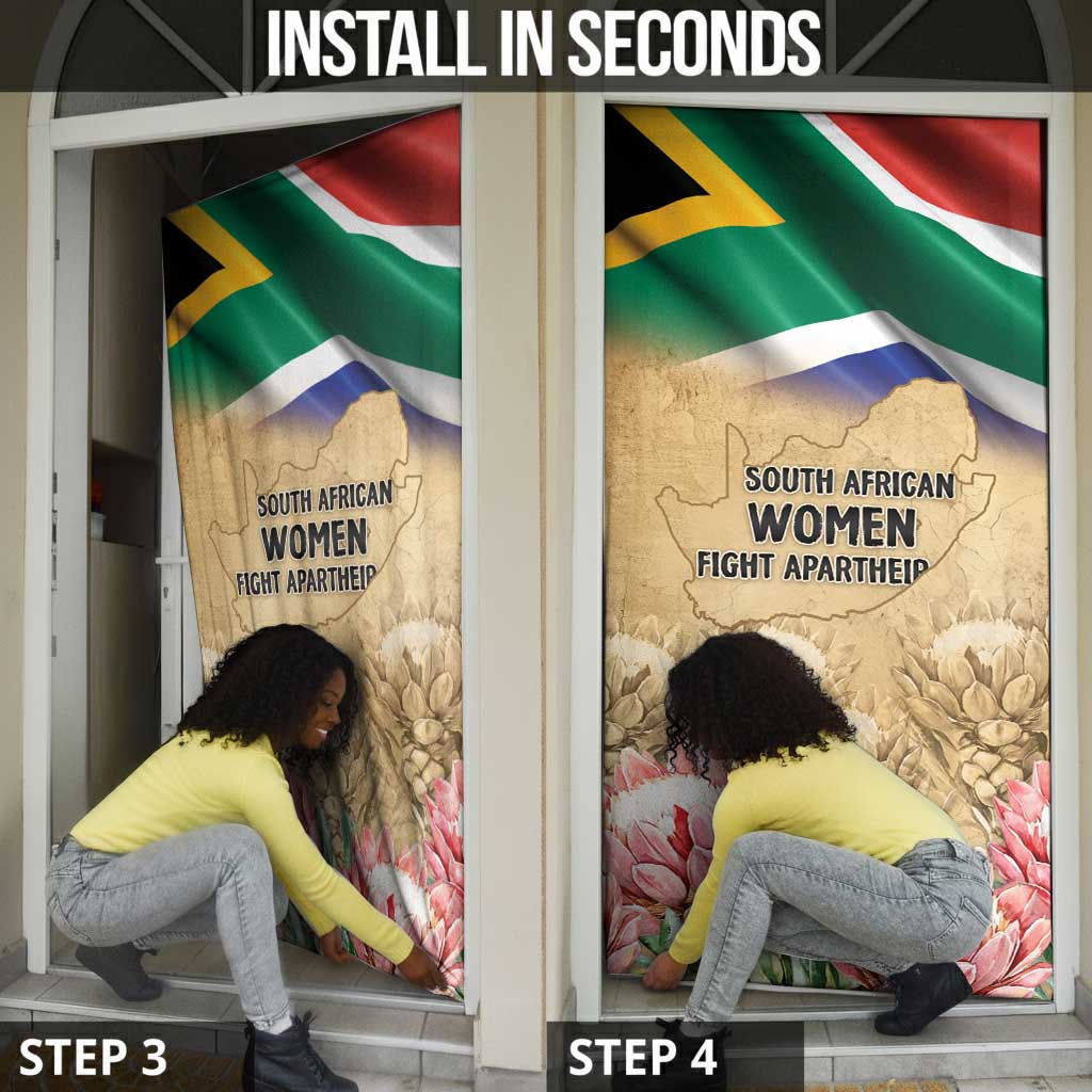 South African Women Mobilisation Door Cover Wathint Abafazi Wathint Imbokodo