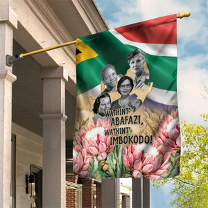 South African Women Fight Apartheir Garden Flag Wathint Abafazi Wathint Imbokodo - African Pride