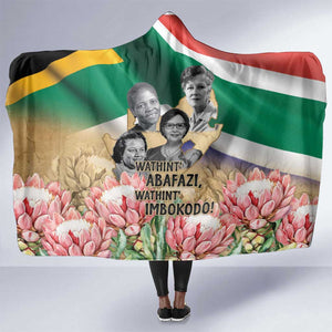 South African Women Fight Apartheir Hooded Blanket Wathint Abafazi Wathint Imbokodo - African Pride