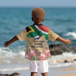 South African Women Fight Apartheir Kid Hawaiian Shirt Wathint Abafazi Wathint Imbokodo - African Pride