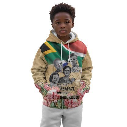 South African Women Fight Apartheir Kid Hoodie Wathint Abafazi Wathint Imbokodo - African Pride