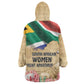 South African Women Fight Apartheir Kid Wearable Blanket Hoodie Wathint Abafazi Wathint Imbokodo - African Pride
