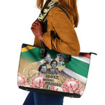 South African Women Fight Apartheir Leather Tote Bag Wathint Abafazi Wathint Imbokodo - African Pride