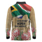 South African Women Fight Apartheir Long Sleeve Polo Shirt Wathint Abafazi Wathint Imbokodo - African Pride