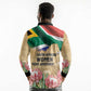 South African Women Fight Apartheir Long Sleeve Polo Shirt Wathint Abafazi Wathint Imbokodo - African Pride