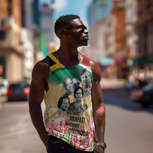 South African Women Fight Apartheir Men Tank Top Wathint Abafazi Wathint Imbokodo - African Pride