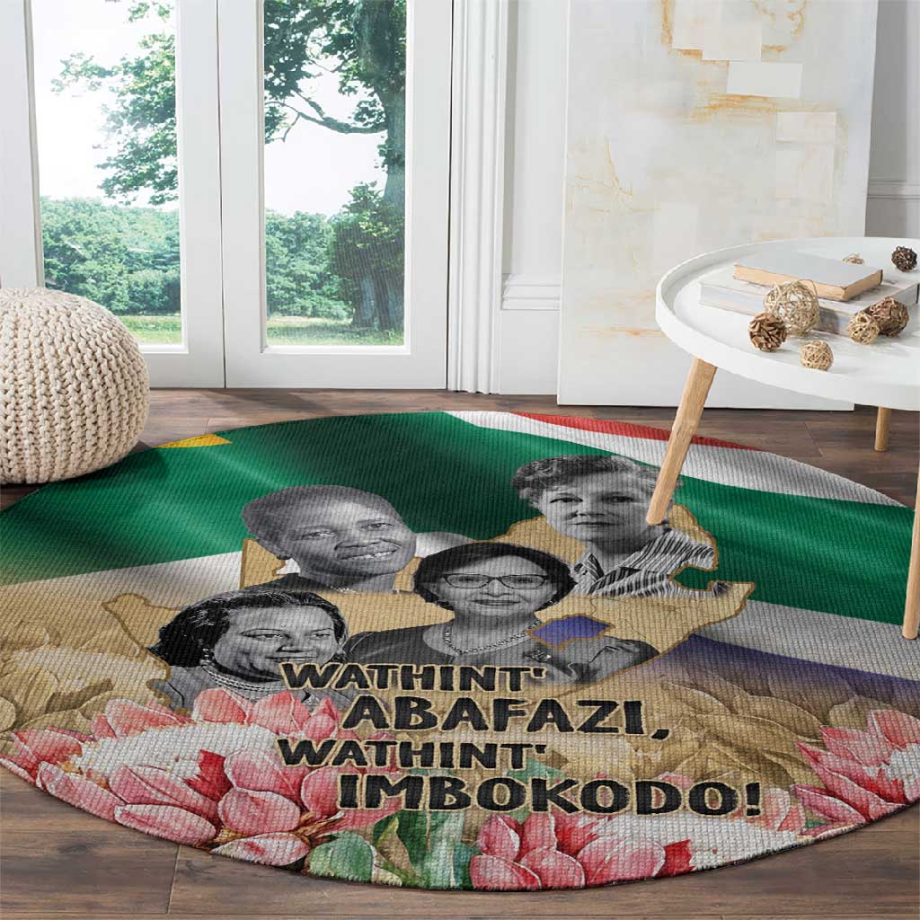 South African Women Fight Apartheir Round Carpet Wathint Abafazi Wathint Imbokodo - African Pride