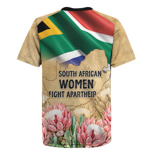 South African Women Fight Apartheir Rugby Jersey Wathint Abafazi Wathint Imbokodo - African Pride