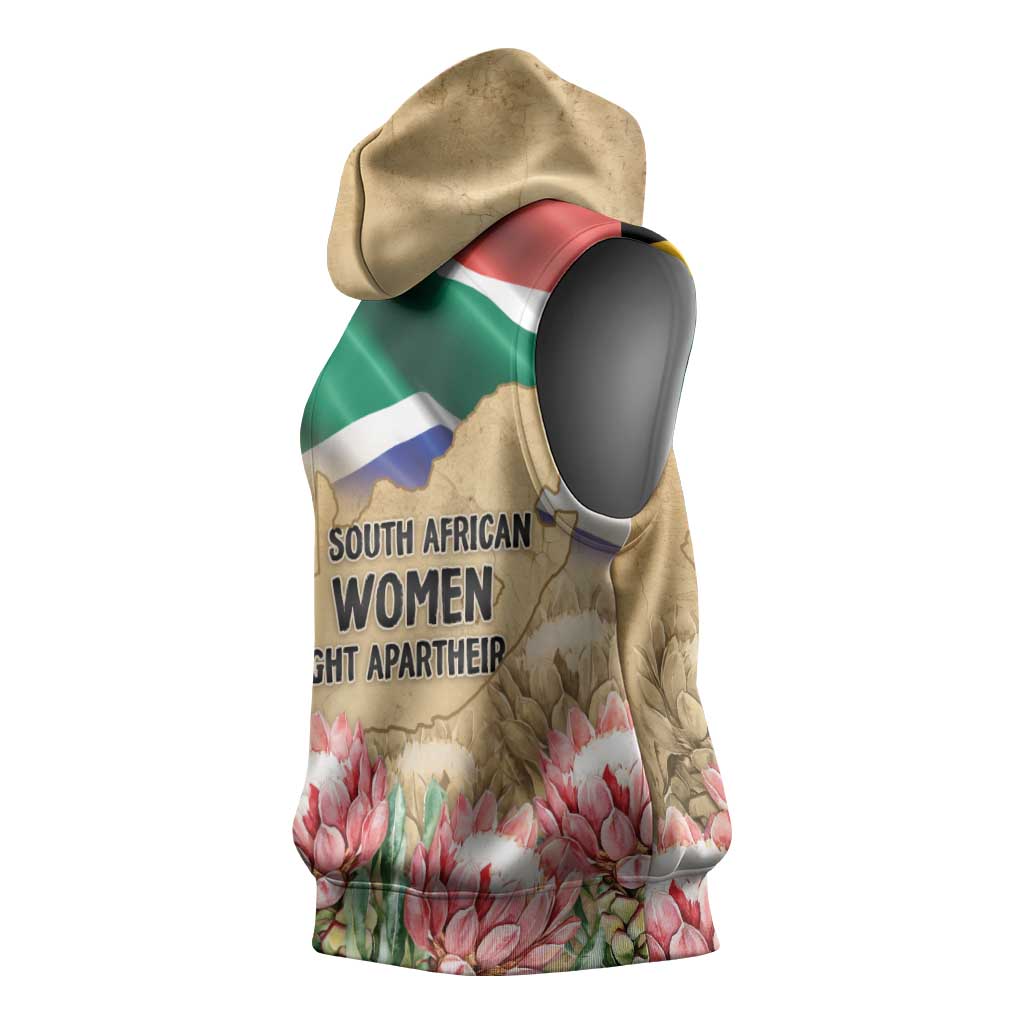 South African Women Fight Apartheir Sleeveless Hoodie Wathint Abafazi Wathint Imbokodo - African Pride