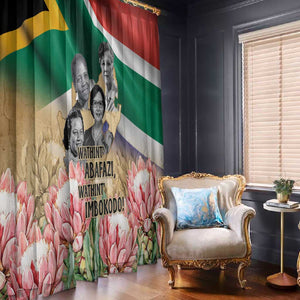 South African Women Fight Apartheir Window Curtain Wathint Abafazi Wathint Imbokodo - African Pride