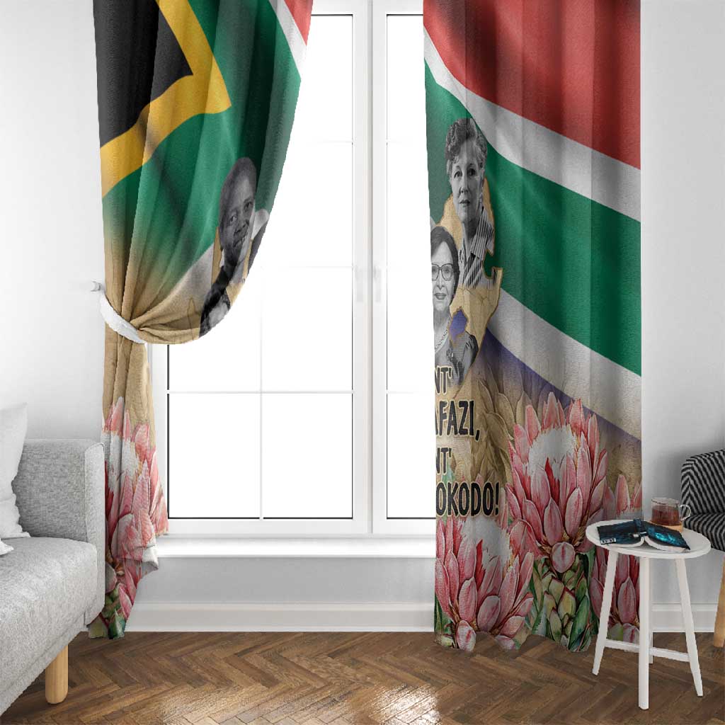 South African Women Fight Apartheir Window Curtain Wathint Abafazi Wathint Imbokodo - African Pride