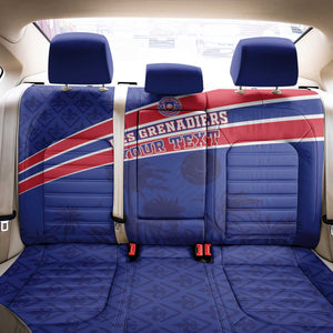 Custom Haiti Football Back Car Seat Cover Go Champions Les Grenadiers - African Pride