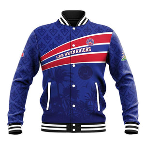 Custom Haiti Football Baseball Jacket Go Champions Les Grenadiers - African Pride
