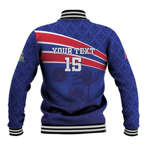 Custom Haiti Football Baseball Jacket Go Champions Les Grenadiers - African Pride