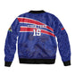 Custom Haiti Football Bomber Jacket Go Champions Les Grenadiers - African Pride