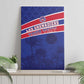 Custom Haiti Football Canvas Wall Art Go Champions Les Grenadiers - African Pride
