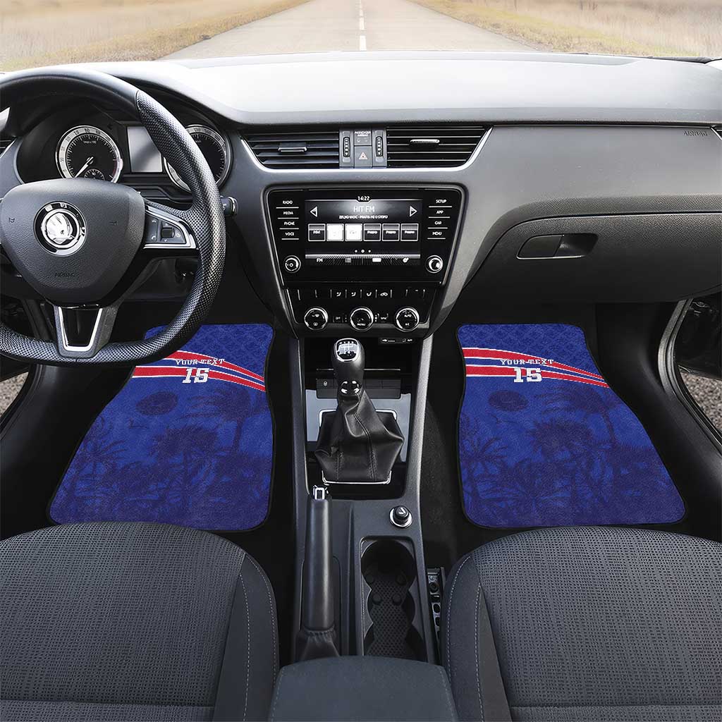Custom Haiti Football Car Mats Go Champions Les Grenadiers - African Pride