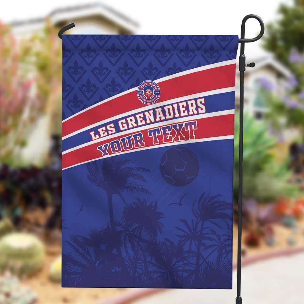 Custom Haiti Football Garden Flag Go Champions Les Grenadiers - African Pride