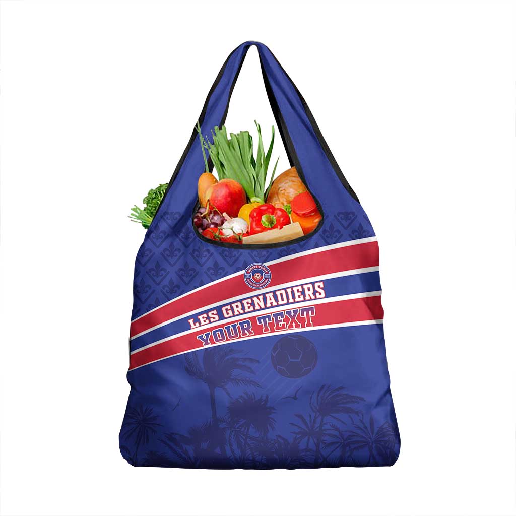 Custom Haiti Football Grocery Bag Go Champions Les Grenadiers - African Pride