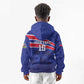 Custom Haiti Football Kid Hoodie Go Champions Les Grenadiers - African Pride